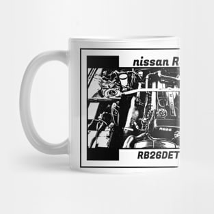 NISSAN SKYLINE GT-R R32 ENGINE Mug